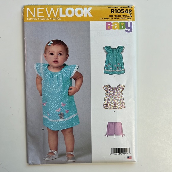 Lot of 3 Baby Sewing Patterns New Look R10542 - New Look D0941 - Simplicity 8614 - Picture 2 of 15